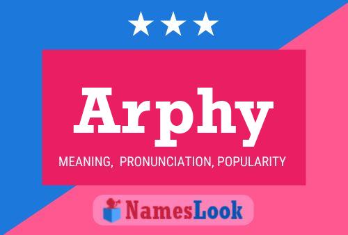 Poster del nome Arphy