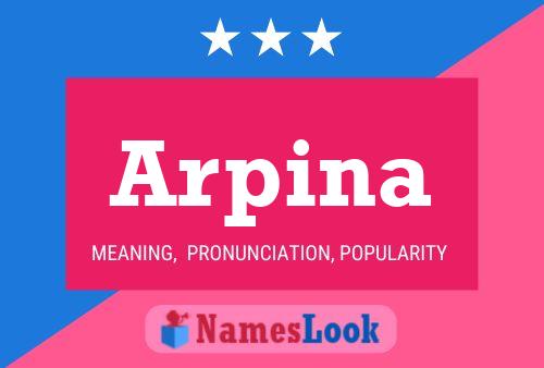 Poster del nome Arpina