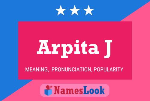 Poster del nome Arpita J