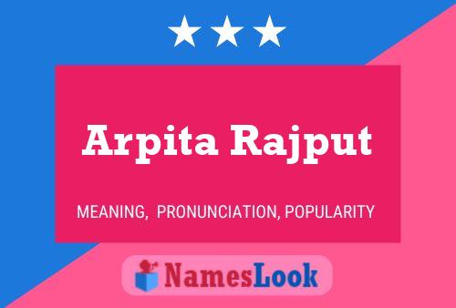 Poster del nome Arpita Rajput