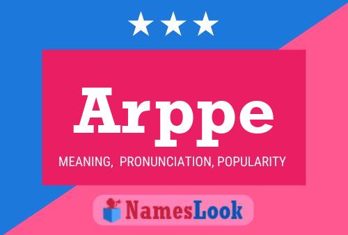 Poster del nome Arppe