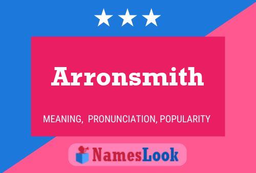 Poster del nome Arronsmith