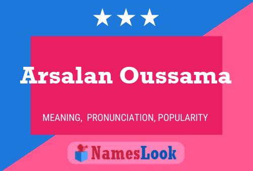 Poster del nome Arsalan Oussama