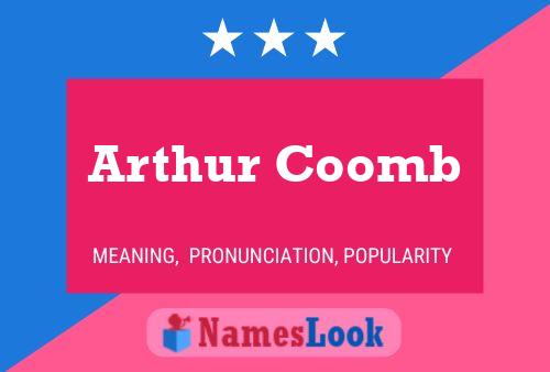 Poster del nome Arthur Coomb