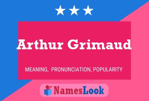 Poster del nome Arthur Grimaud