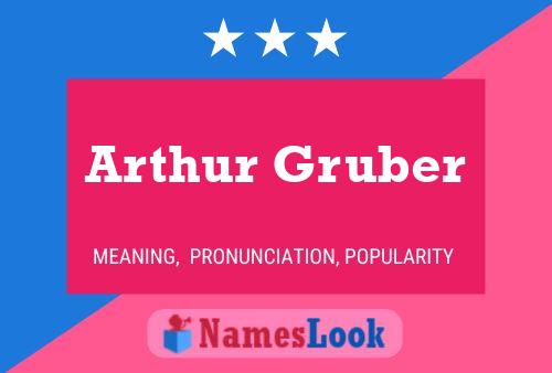 Poster del nome Arthur Gruber