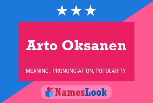 Poster del nome Arto Oksanen