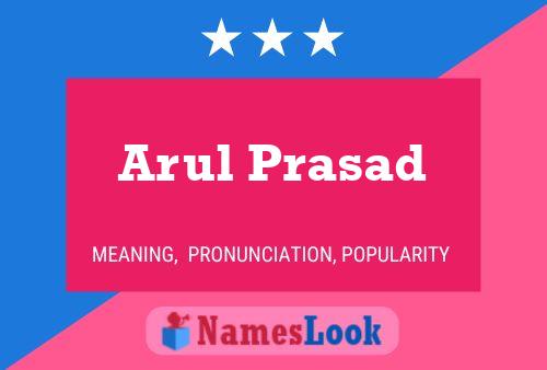 Poster del nome Arul Prasad