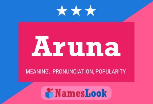 Poster del nome Aruna