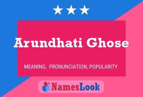 Poster del nome Arundhati Ghose