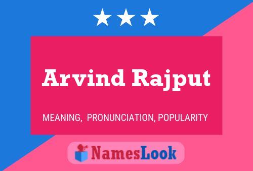 Poster del nome Arvind Rajput