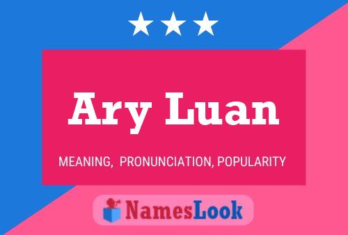 Poster del nome Ary Luan