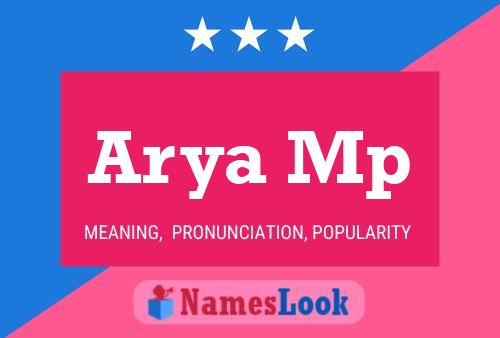 Poster del nome Arya Mp