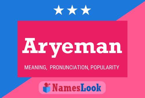 Poster del nome Aryeman