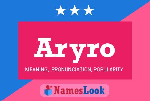 Poster del nome Aryro