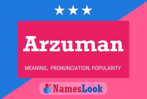 Poster del nome Arzuman