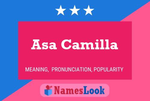 Poster del nome Asa Camilla