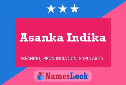 Poster del nome Asanka Indika