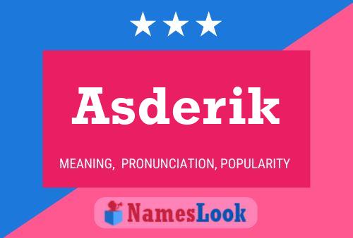 Poster del nome Asderik