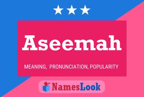 Poster del nome Aseemah