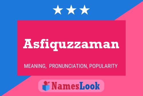 Poster del nome Asfiquzzaman