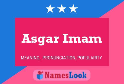 Poster del nome Asgar Imam