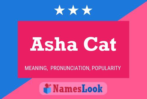 Poster del nome Asha Cat