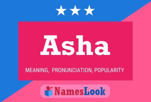 Poster del nome Asha