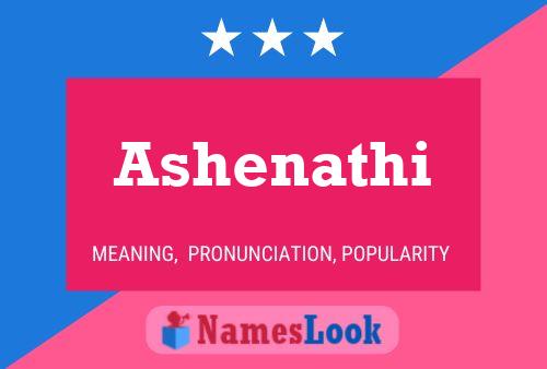 Poster del nome Ashenathi