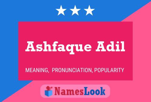 Poster del nome Ashfaque Adil