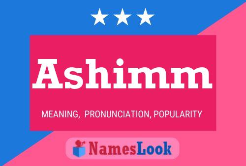 Poster del nome Ashimm