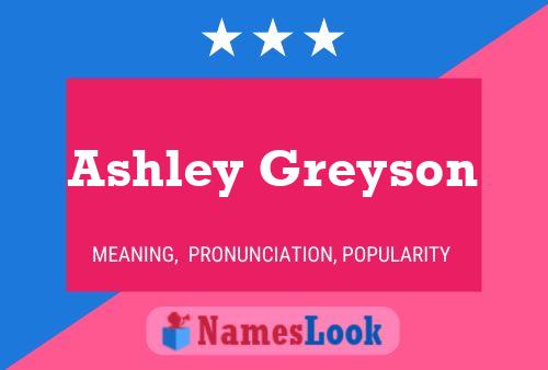 Poster del nome Ashley Greyson