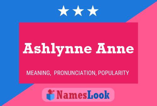 Poster del nome Ashlynne Anne