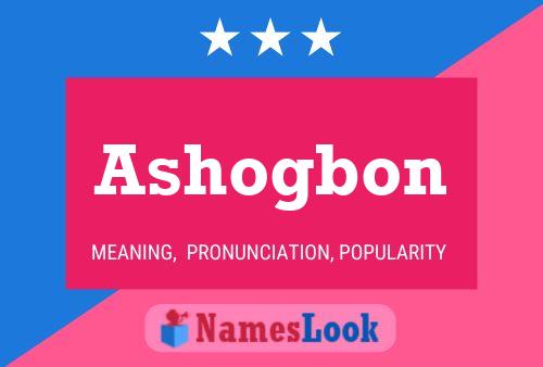 Poster del nome Ashogbon