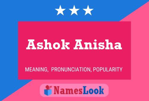 Poster del nome Ashok Anisha