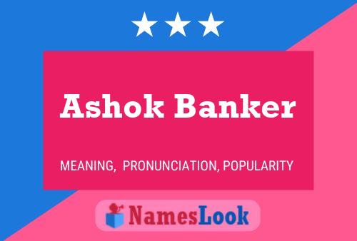 Poster del nome Ashok Banker