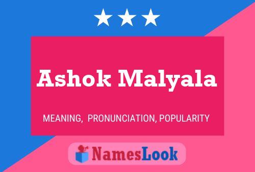 Poster del nome Ashok Malyala