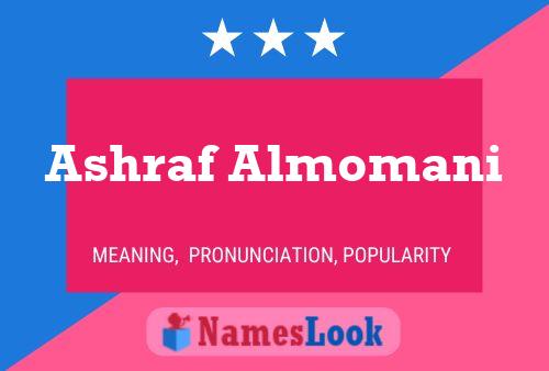 Poster del nome Ashraf Almomani