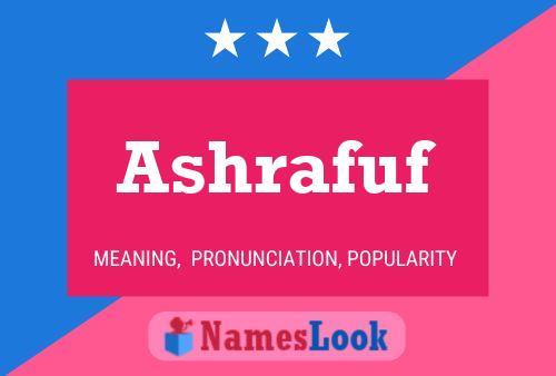 Poster del nome Ashrafuf