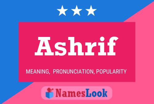 Poster del nome Ashrif