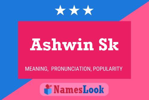 Poster del nome Ashwin Sk