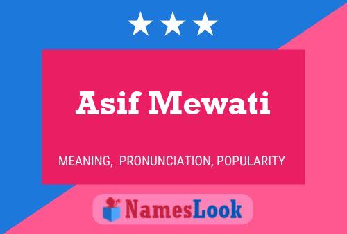 Poster del nome Asif Mewati