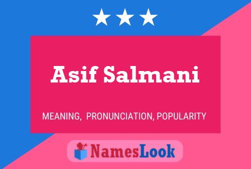 Poster del nome Asif Salmani