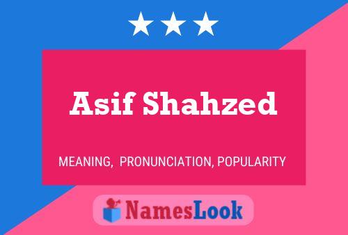 Poster del nome Asif Shahzed