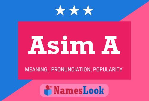 Poster del nome Asim A