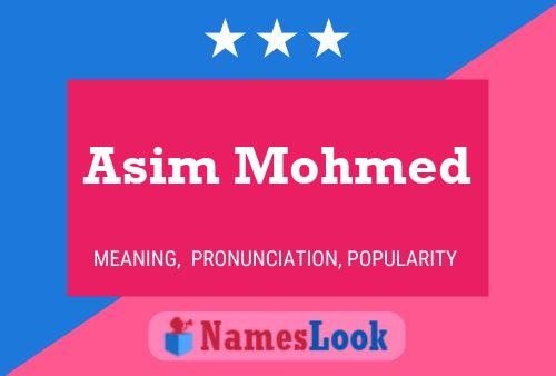 Poster del nome Asim Mohmed