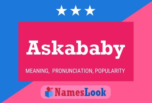 Poster del nome Askababy