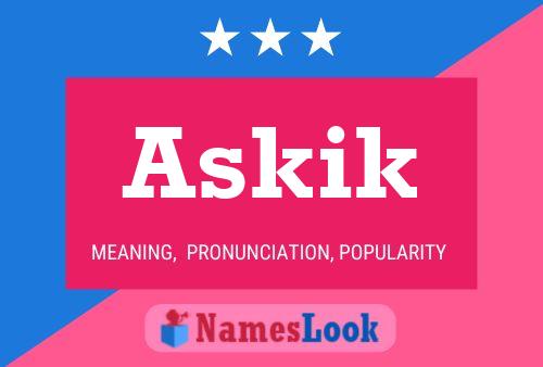 Poster del nome Askik