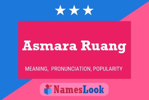 Poster del nome Asmara Ruang