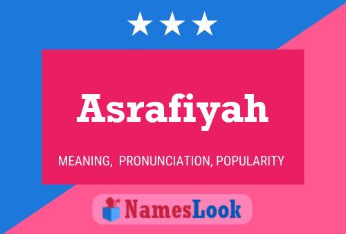 Poster del nome Asrafiyah